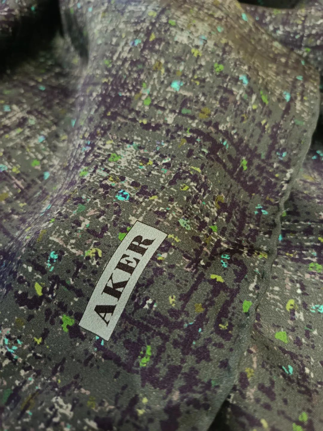 Aker %100 �pek Kar���k Desen E�arp