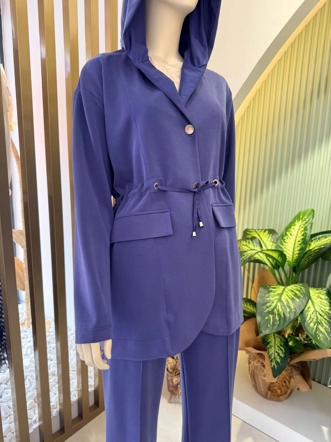 Bambu-Oysho-Takim-Lacivert