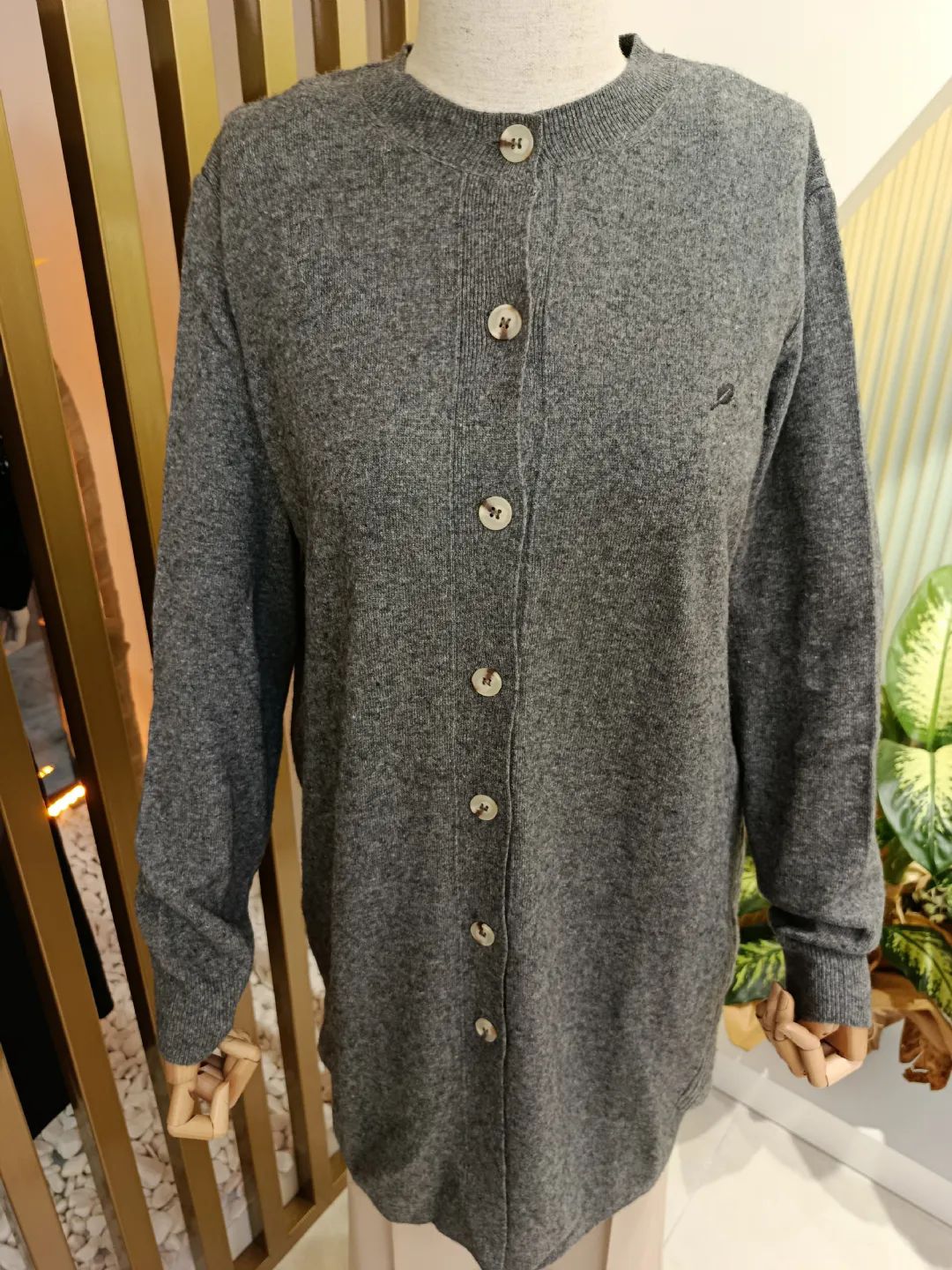 Basic Ka�mir Uzun H�rka Antrasit