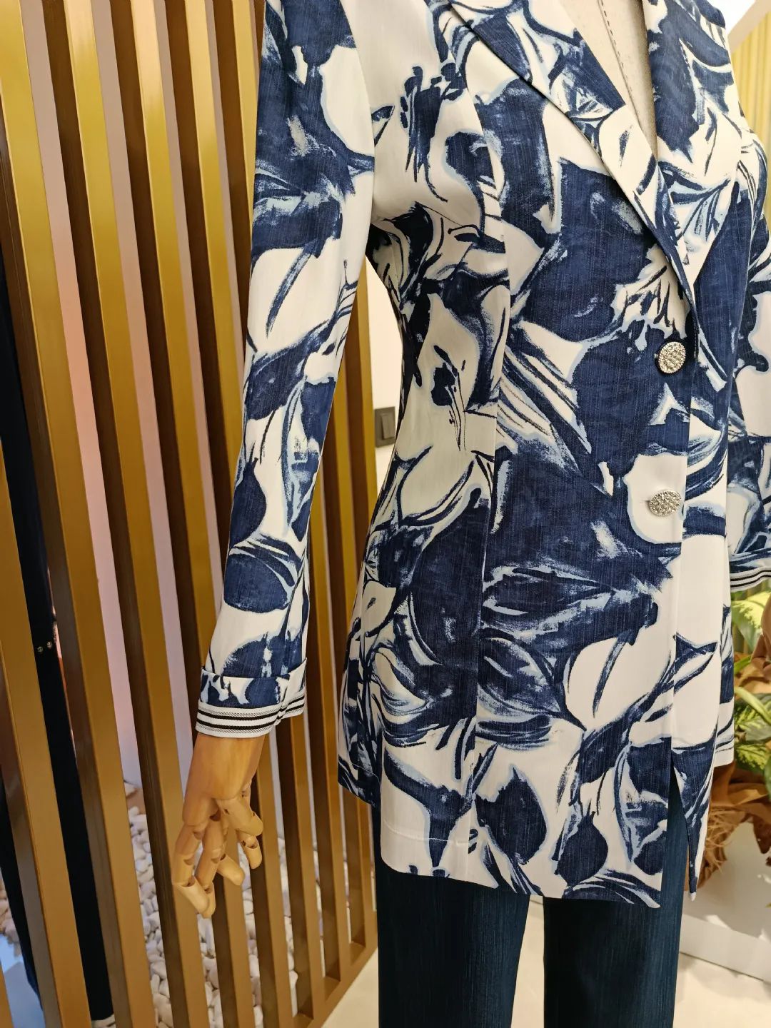 Blazer-Takim-Lacivert