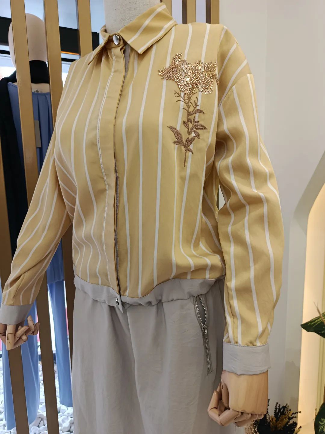 Boncuk Pul Nak��l� Garnili Tak�m Sar�