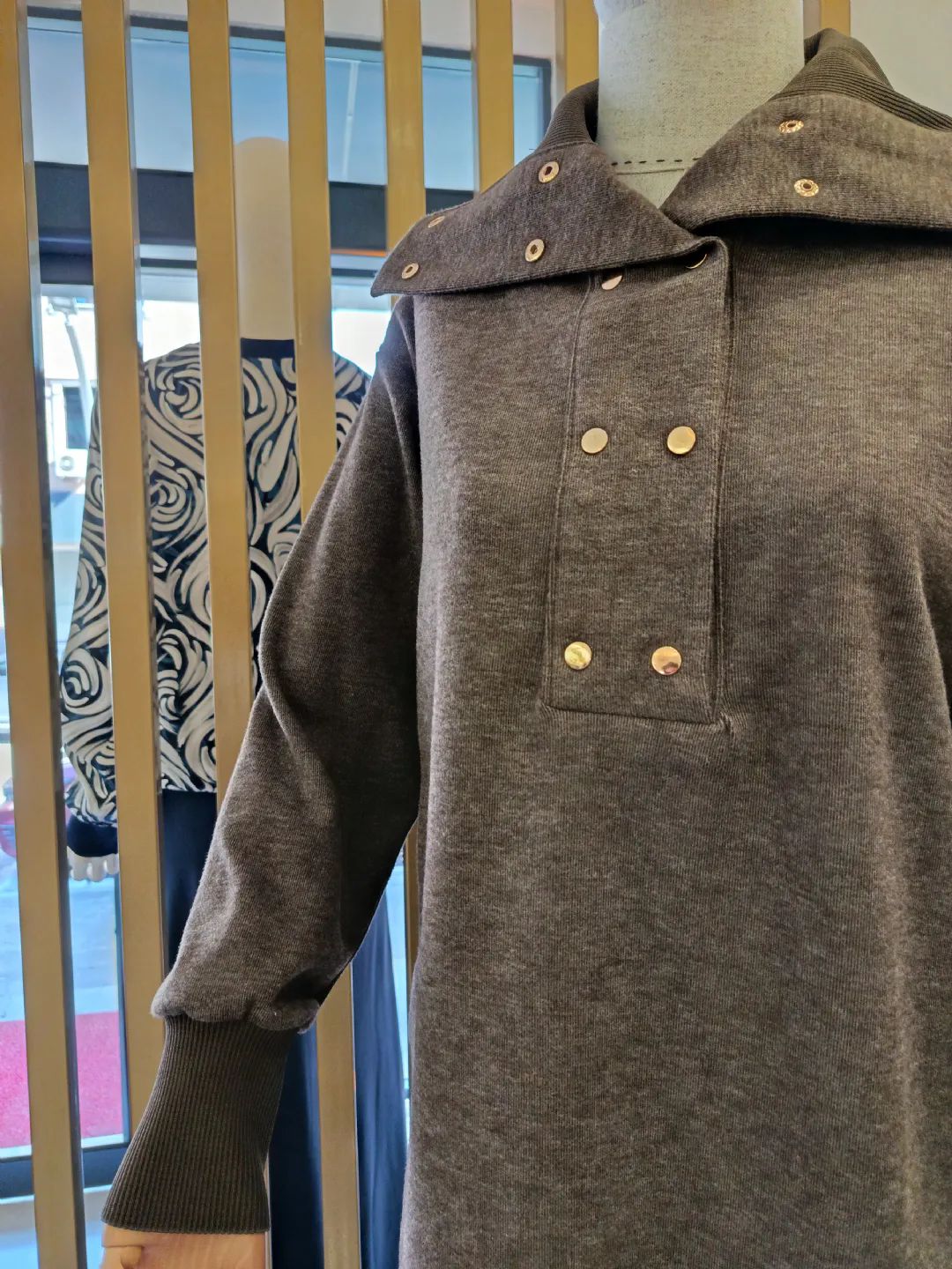 Citcit-Detayli-Triko-Takim-Kahverengi