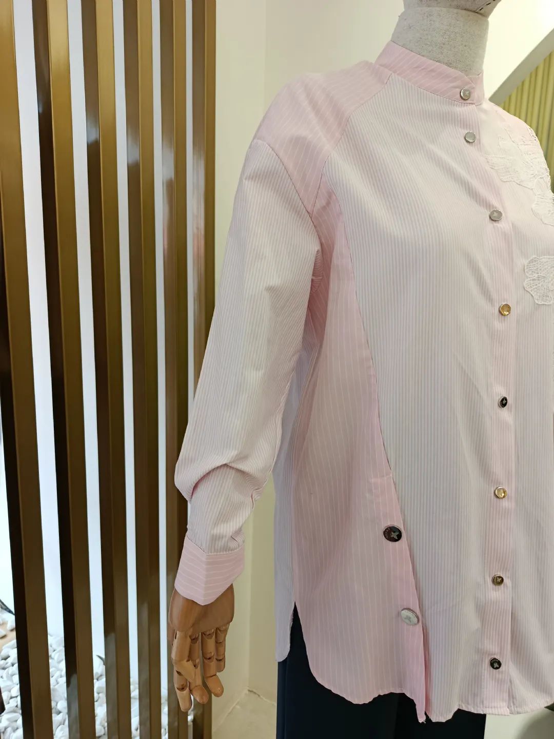 �izgili G�mlek Pembe