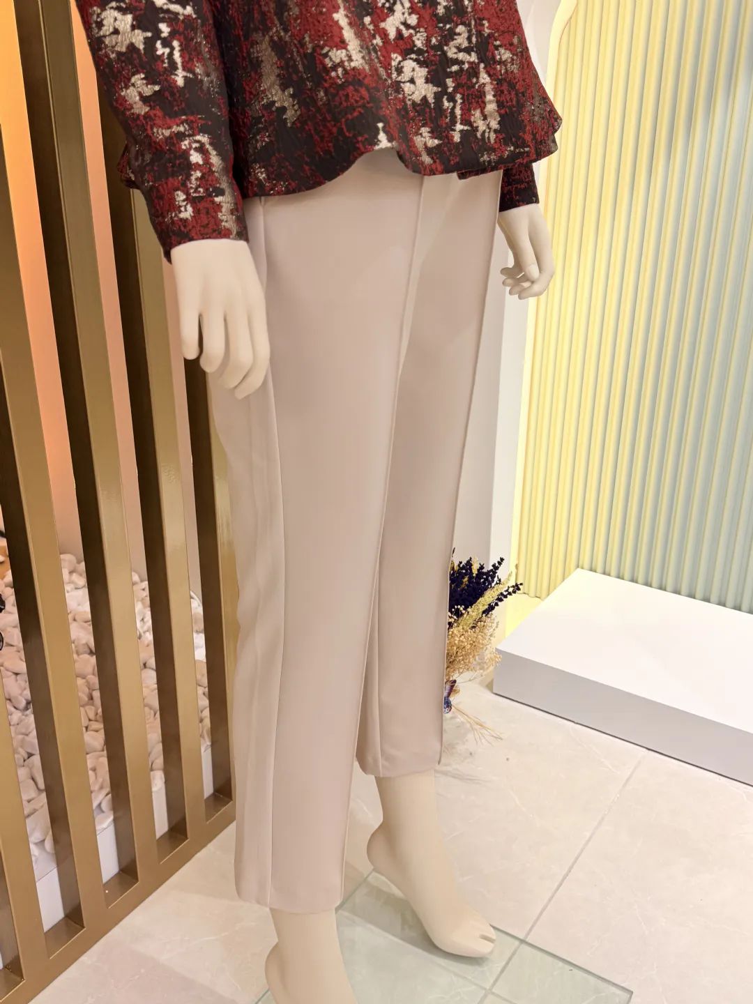 Dar Pa�a Klasik Kesim Pantolon Bej