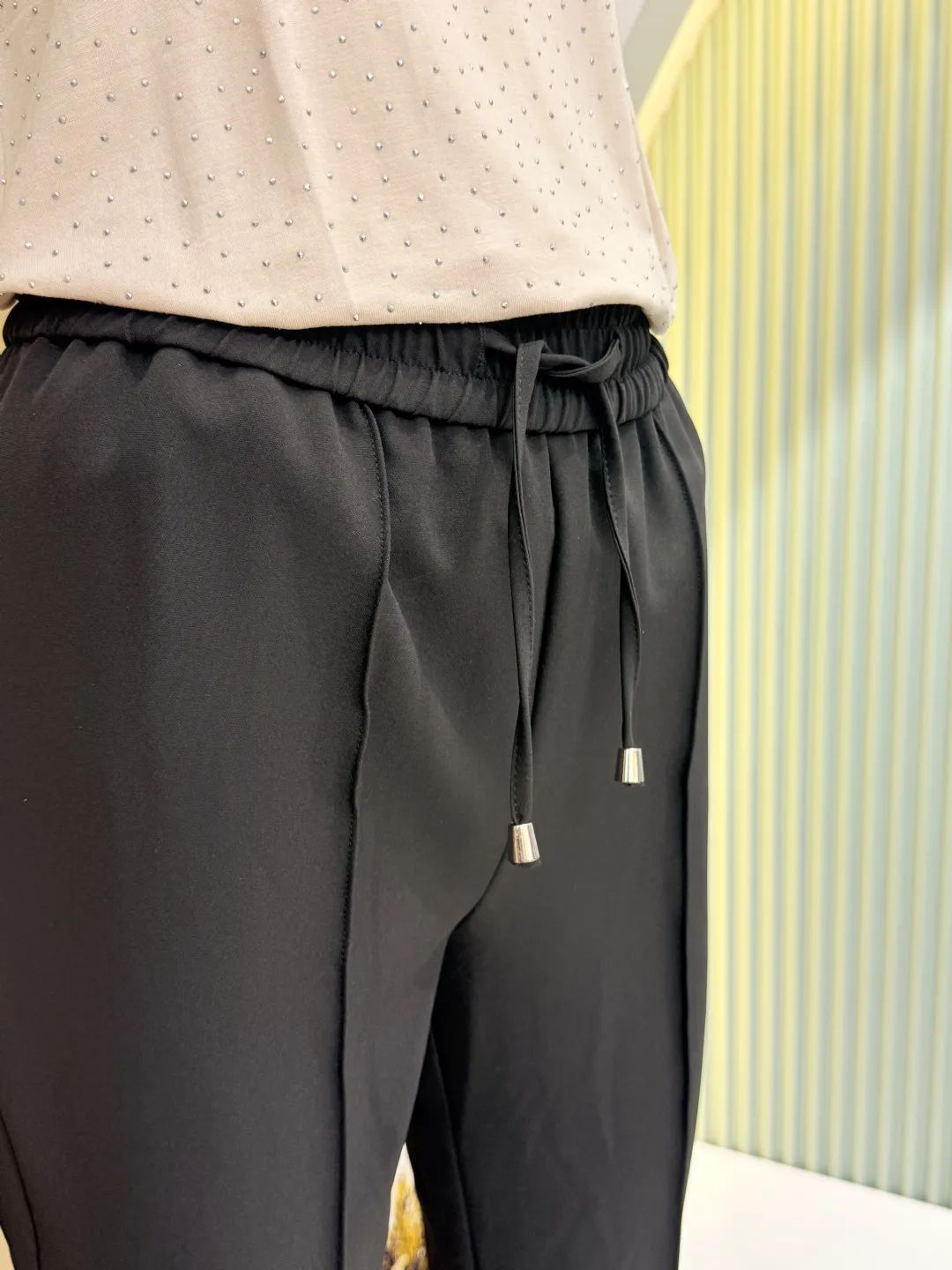 Dar Pa�a Klasik Kesim Pantolon Siyah