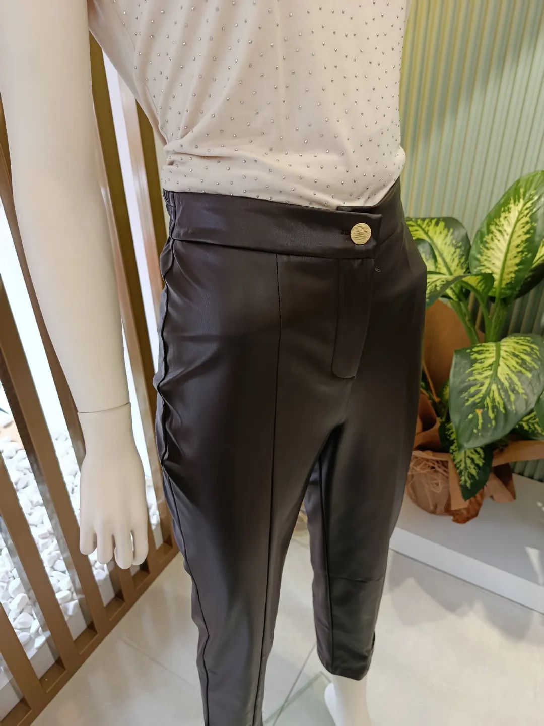 Deri Pantolon Ac� Kahve