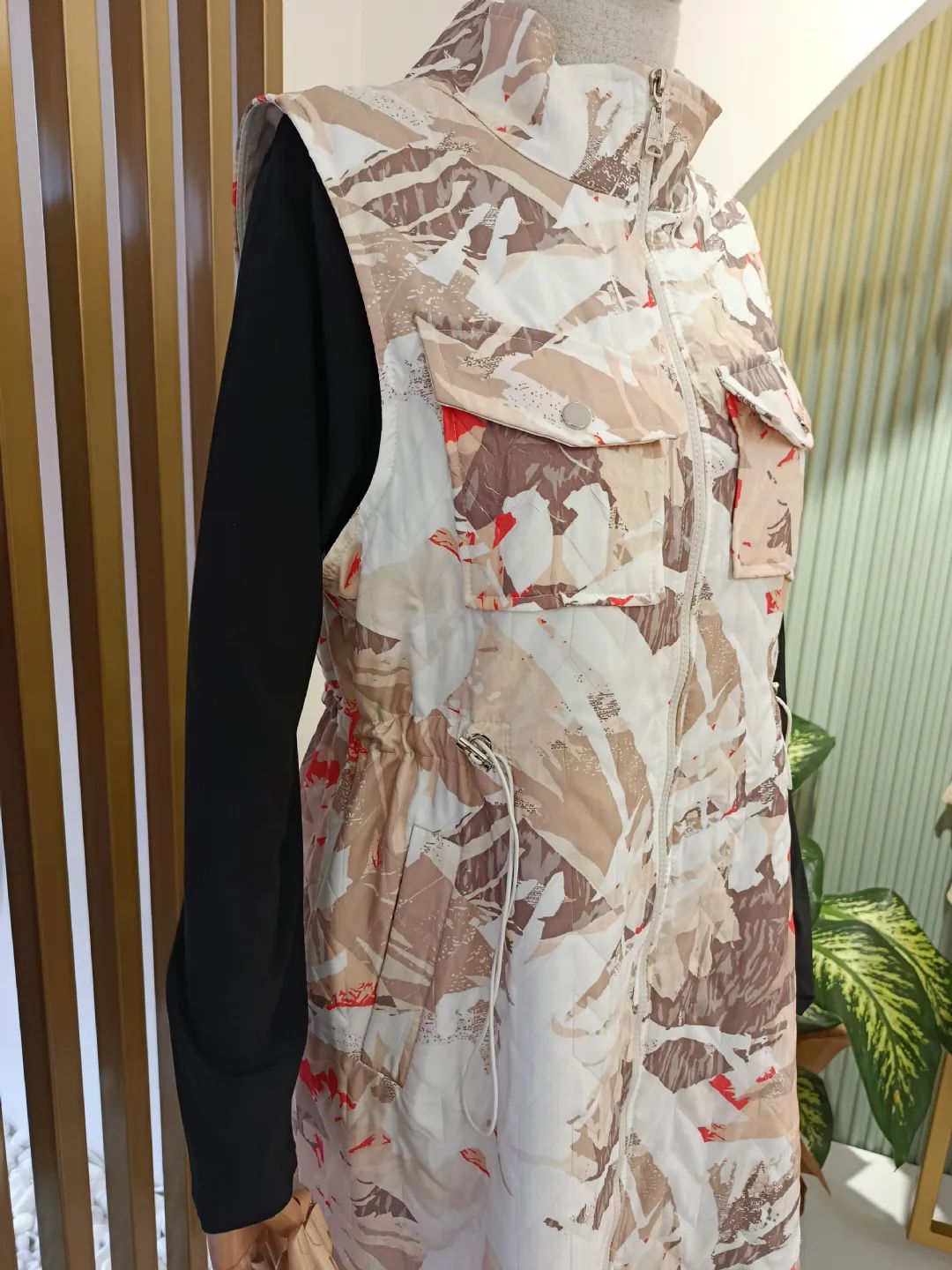 Desenli-Astarsiz-Kapitone-Yelek