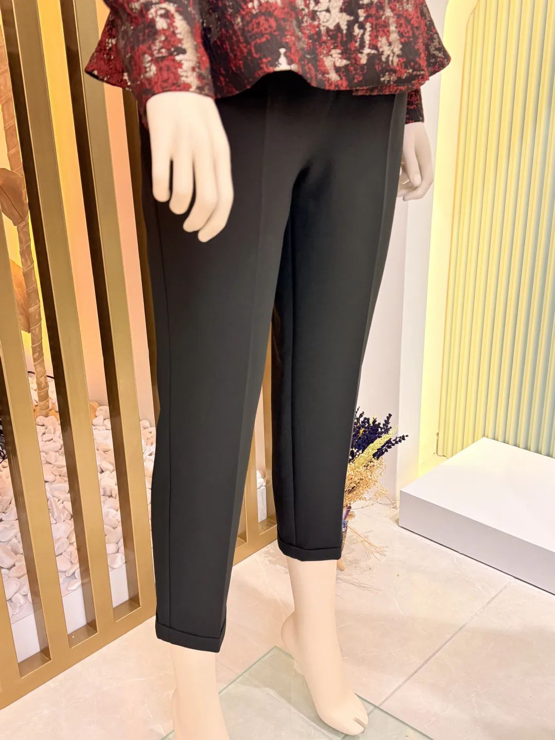 Duble Pa�a Pantolon Siyah