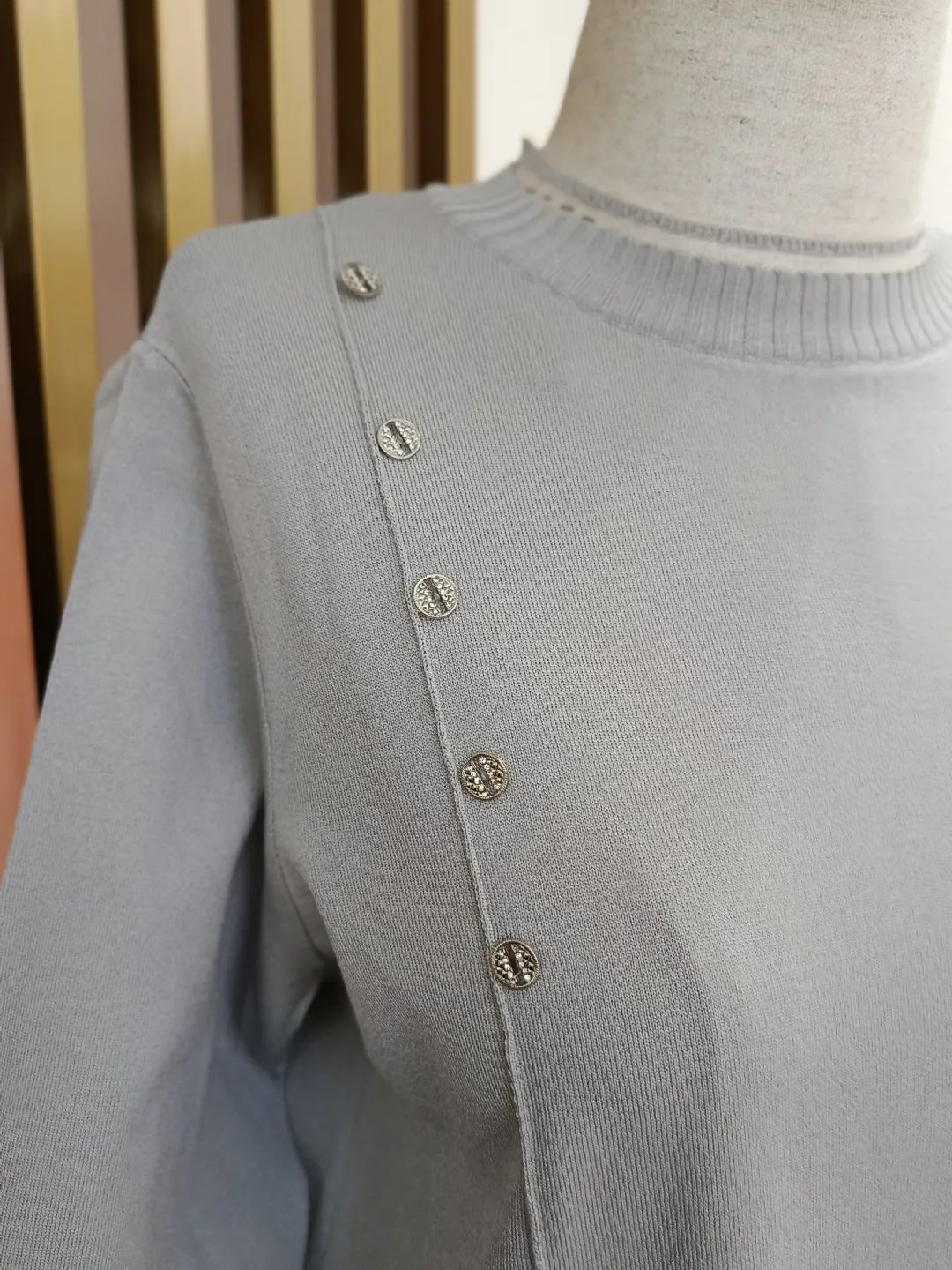 Firfir-Detayli-Rayon-Tunik-Gri