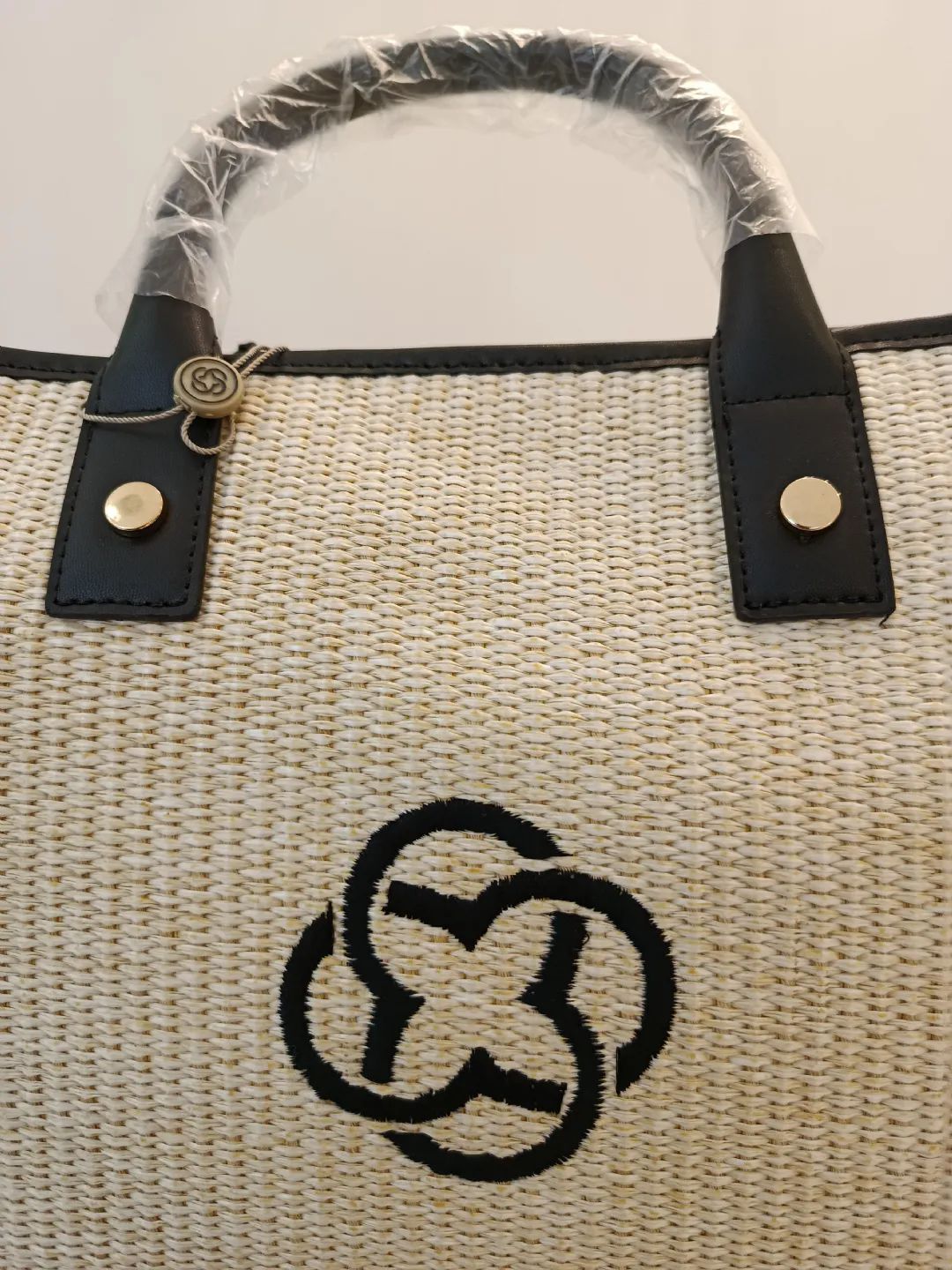 Hasir-Kol-Canta-Siyah-Bej