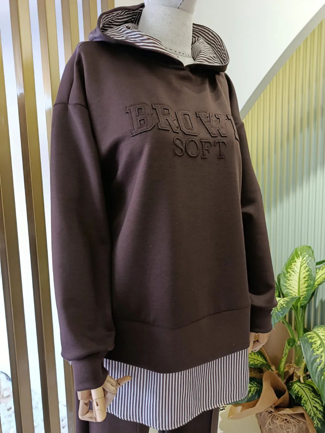 Kapi�onlu Oysho Tak�m Kahverengi