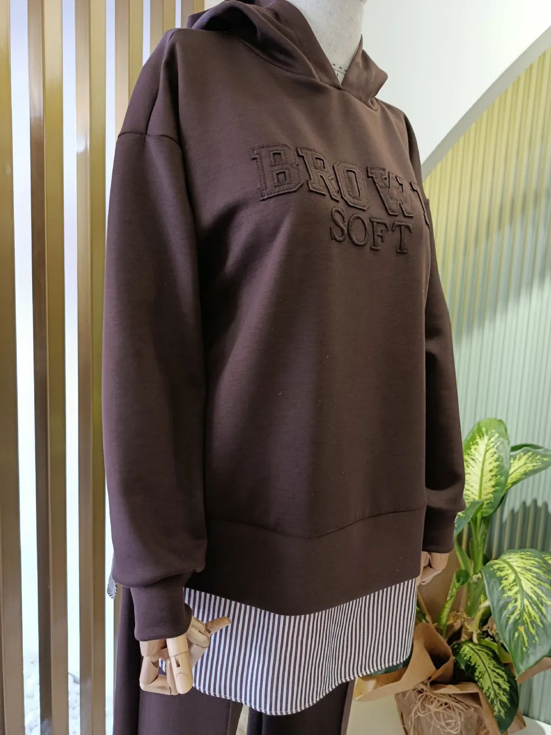 Kapisonlu-Oysho-Takim-Kahverengi