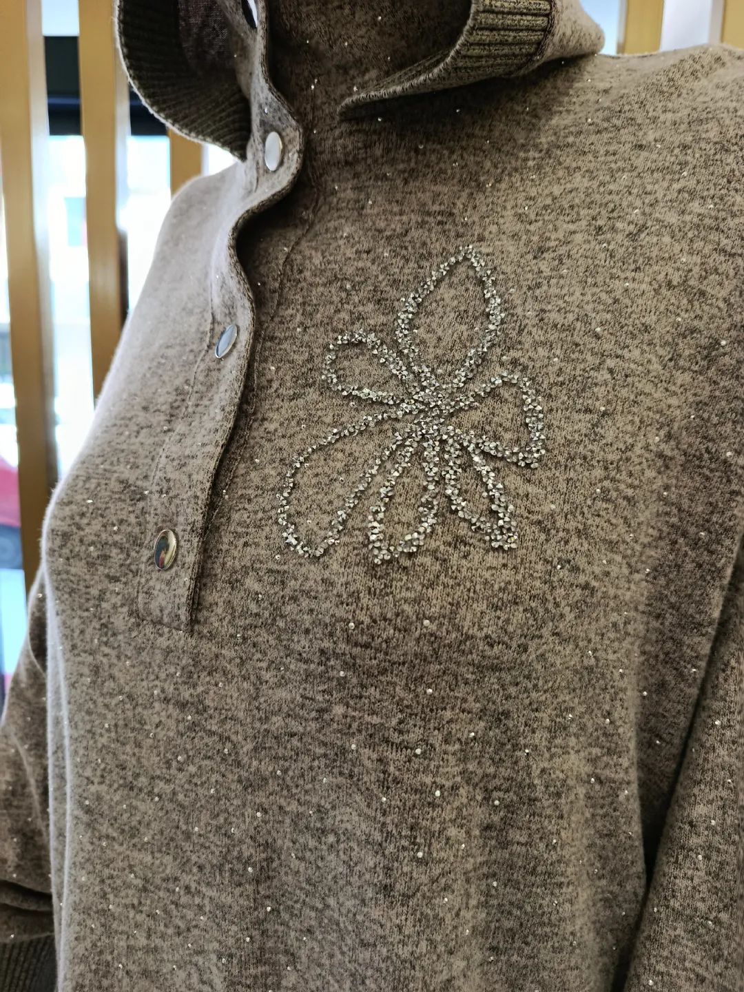 Kapi�onlu Serpme ��l� Tak�m Kahverengi