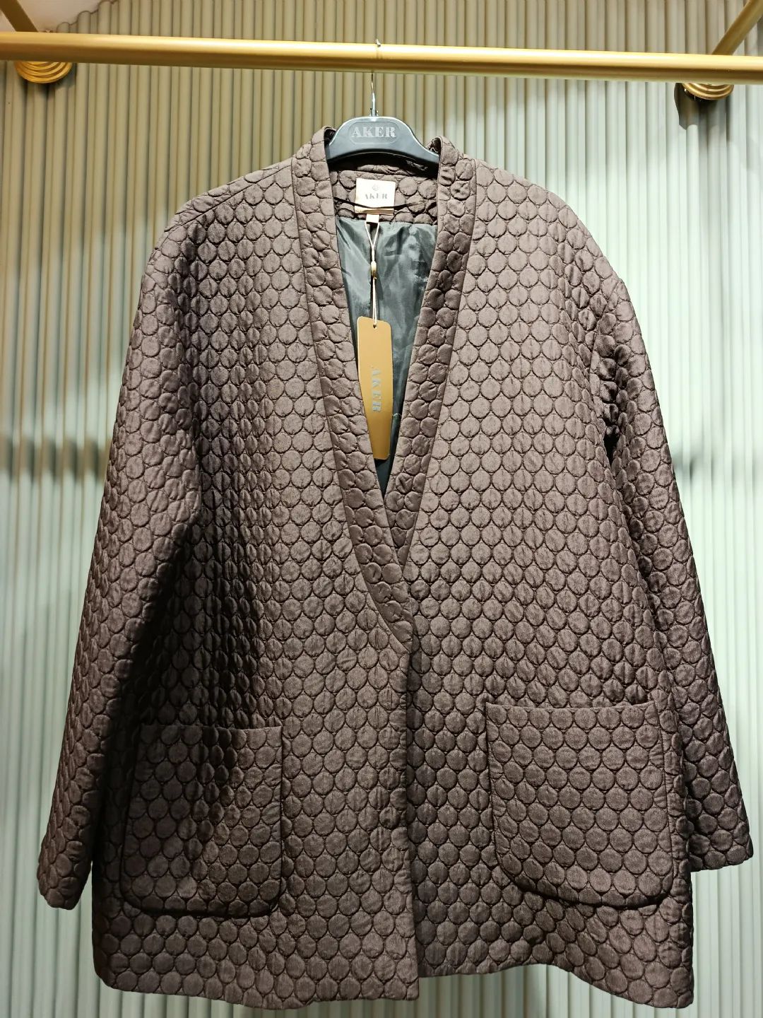 Kapitone Detayl� Kimono