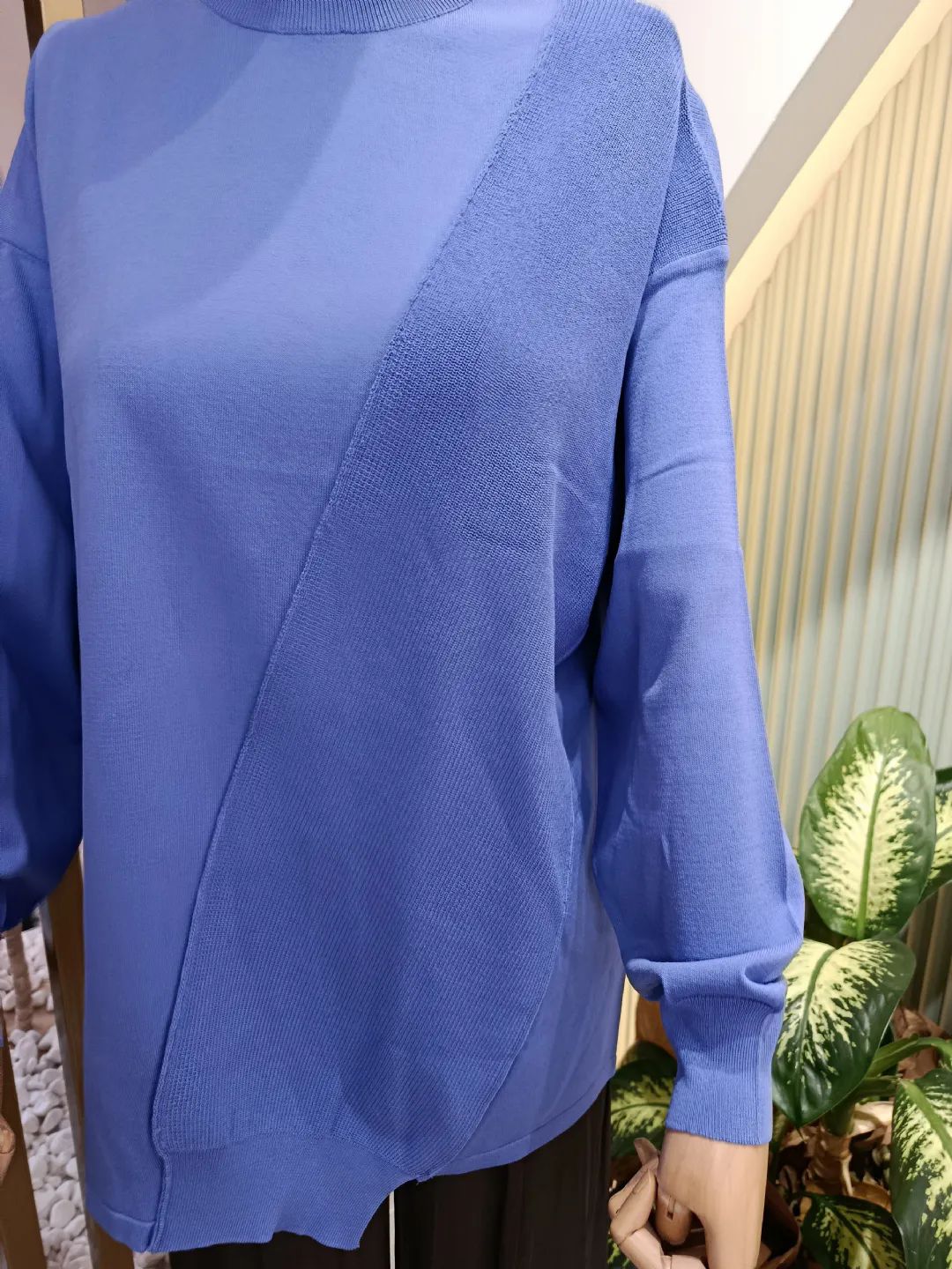 �rg� Detayl� Rayon Tunik A��k Mor