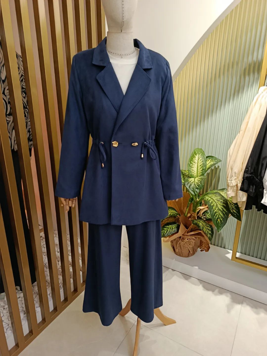 Orme-Kupra-Ceket-Takim-Lacivert