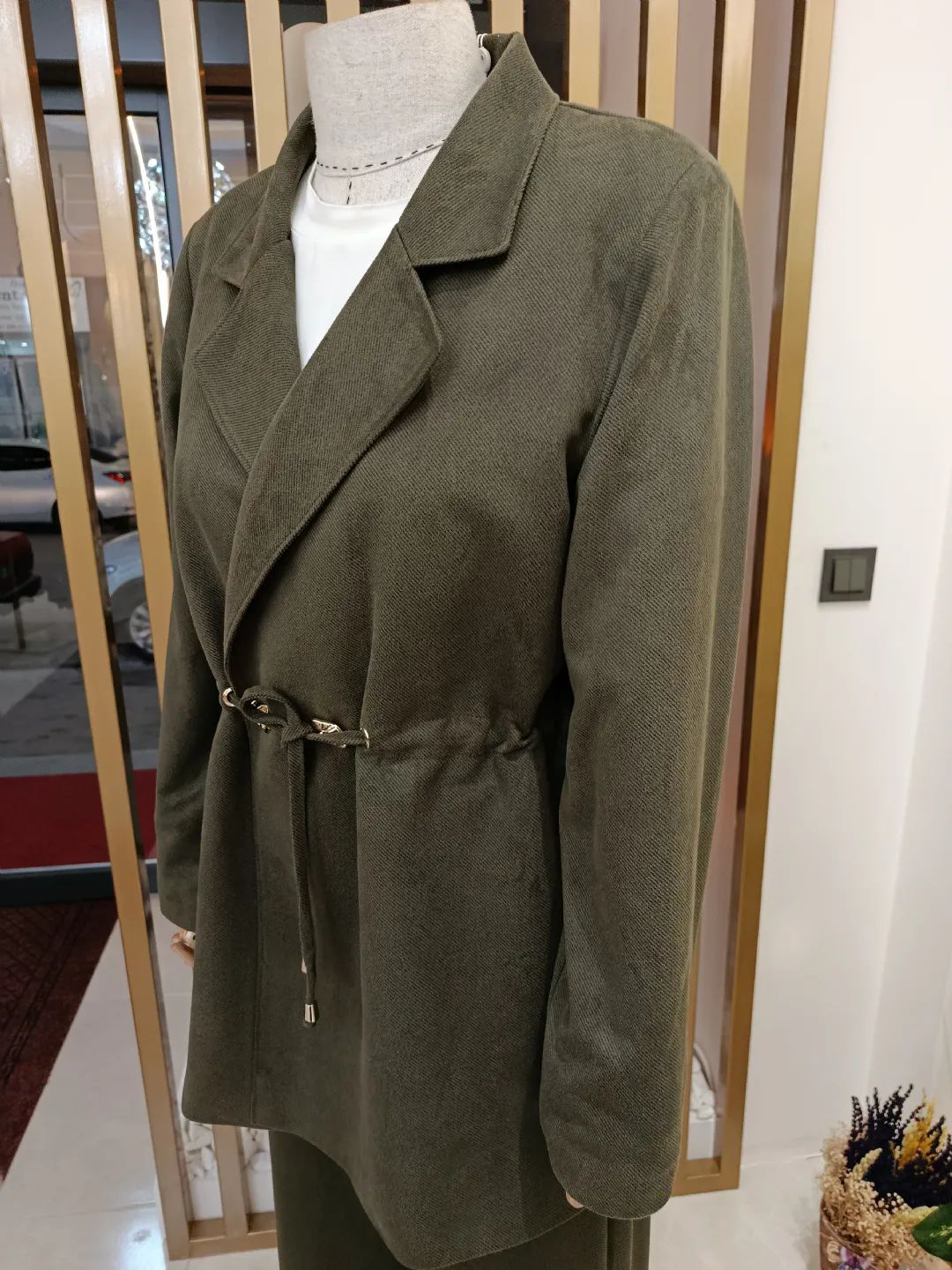 �rme Kupra Ceket Tak�m Z�mr�t