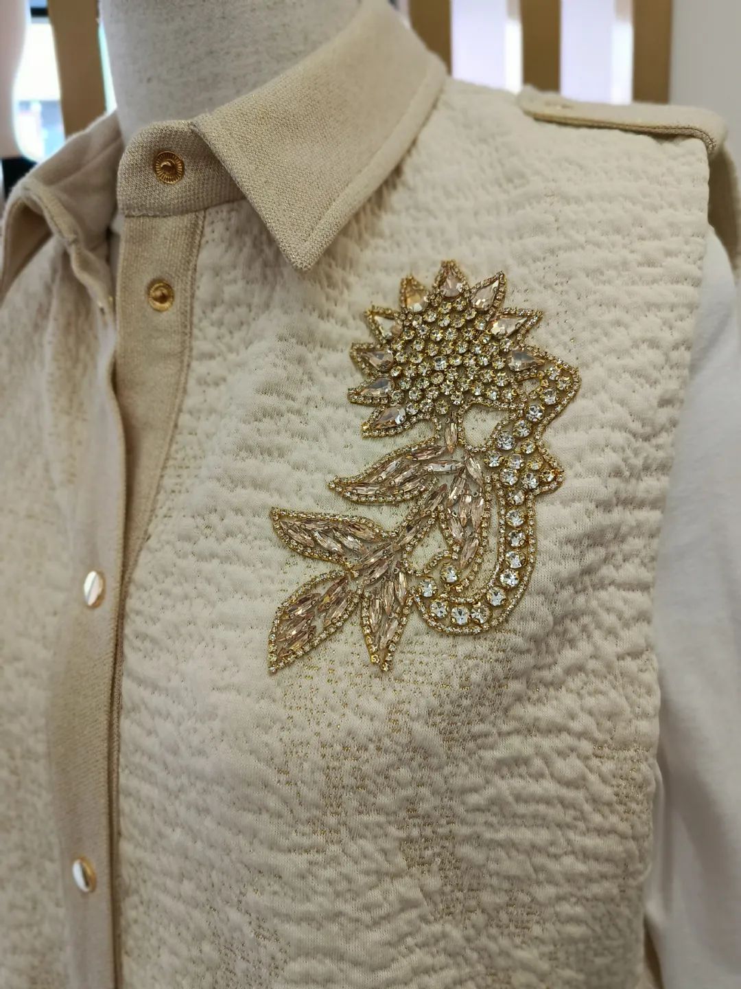 �rme Simli Yelek tak�m Tereya��