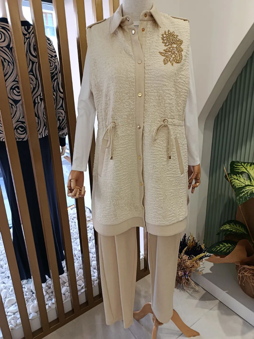 Orme-Simli-Yelek-takim-Tereyagi