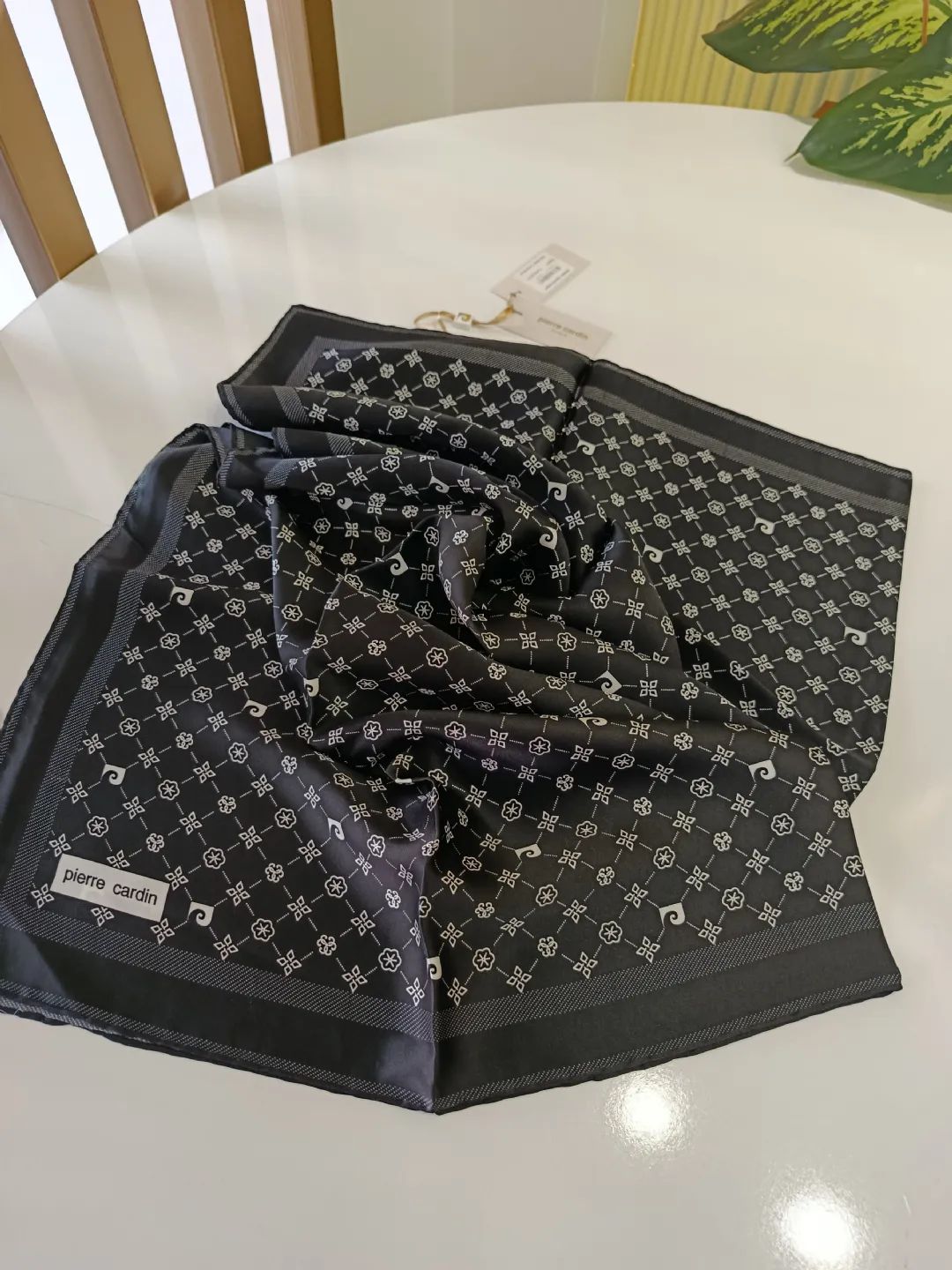 Pierre Cardin %100 �pek Kar���k Desen E�arp