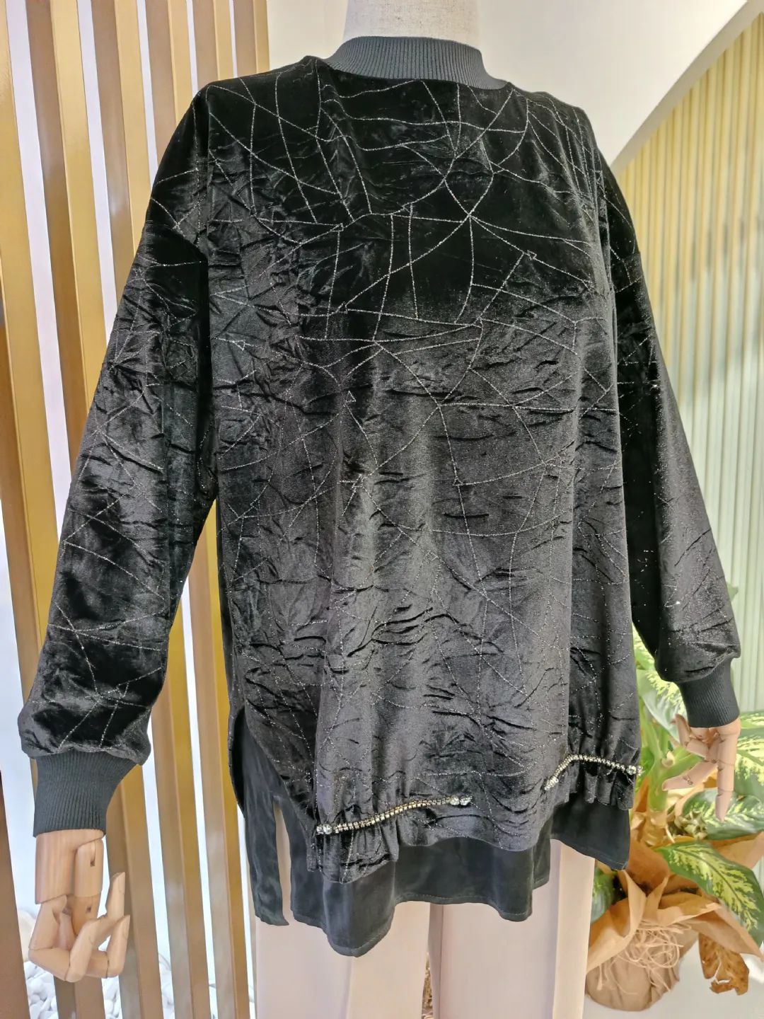 P�r�ltl� Kadife Triko Tunik