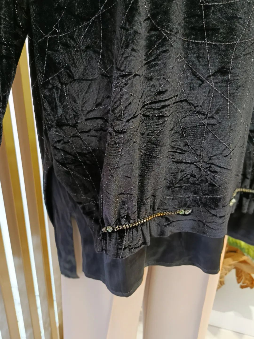 P�r�ltl� Kadife Triko Tunik