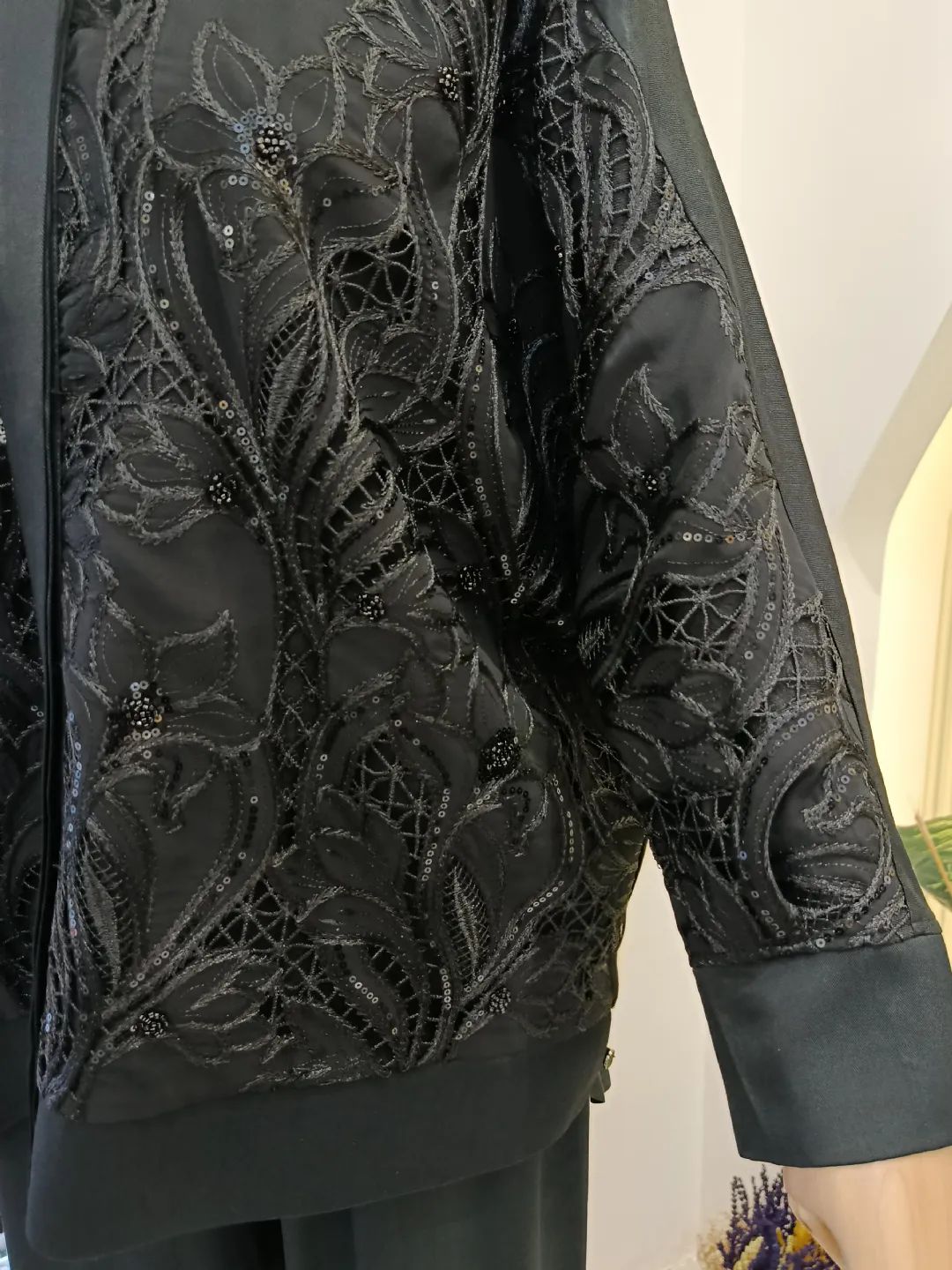 Pul Nak��l� Kombinli Tak�m Siyah