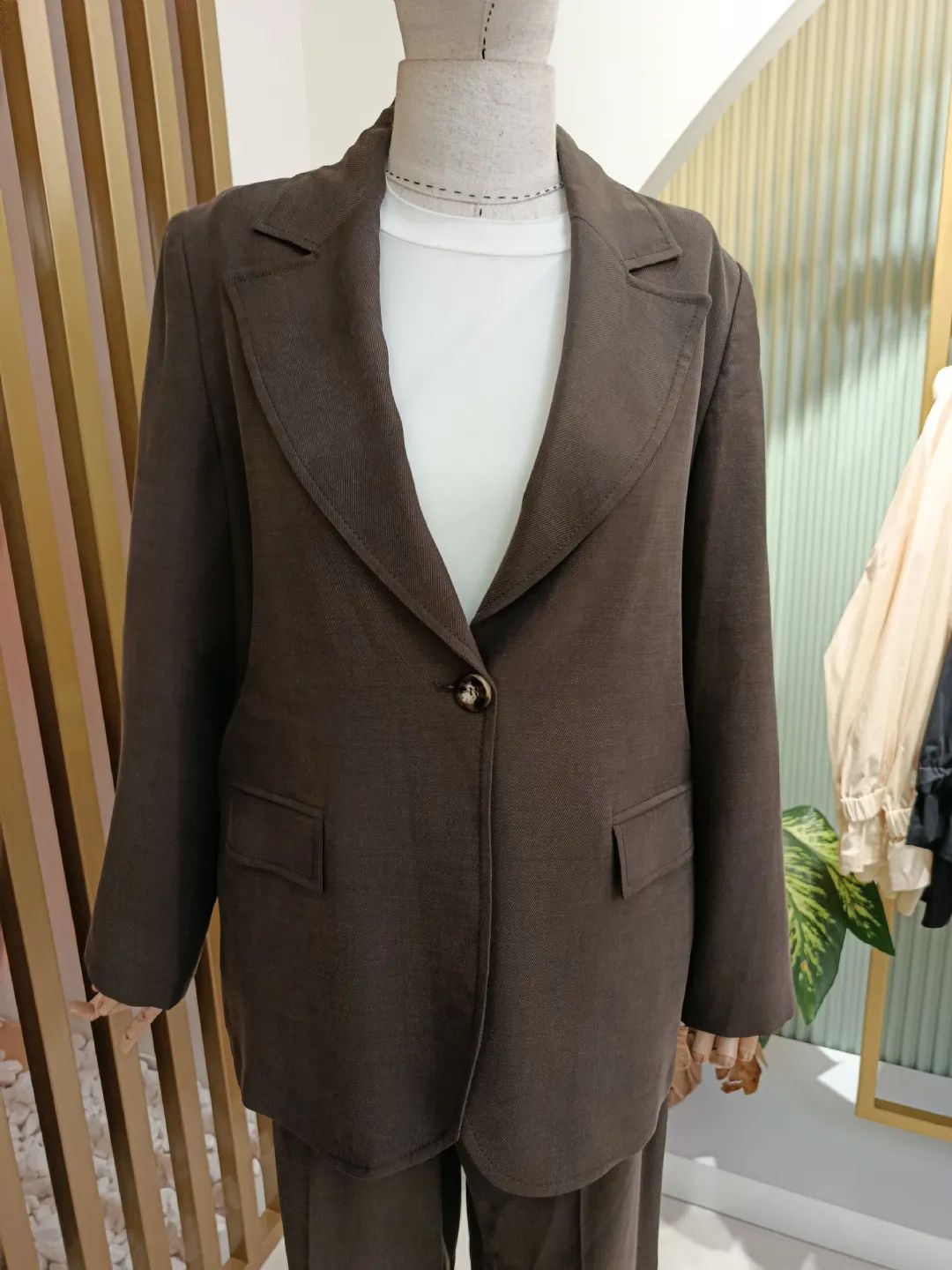 Tencel-Ceketli-Takim-Elbise-Kahve