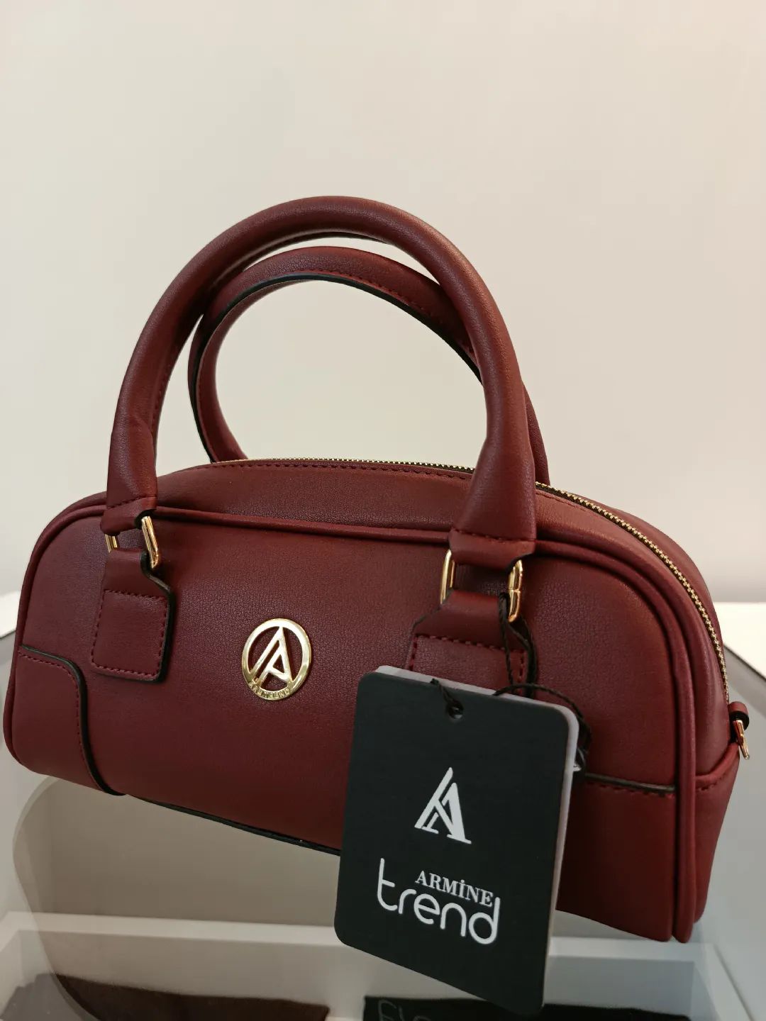 Yandan Fitilli Omuz ve El �antas� Bordo