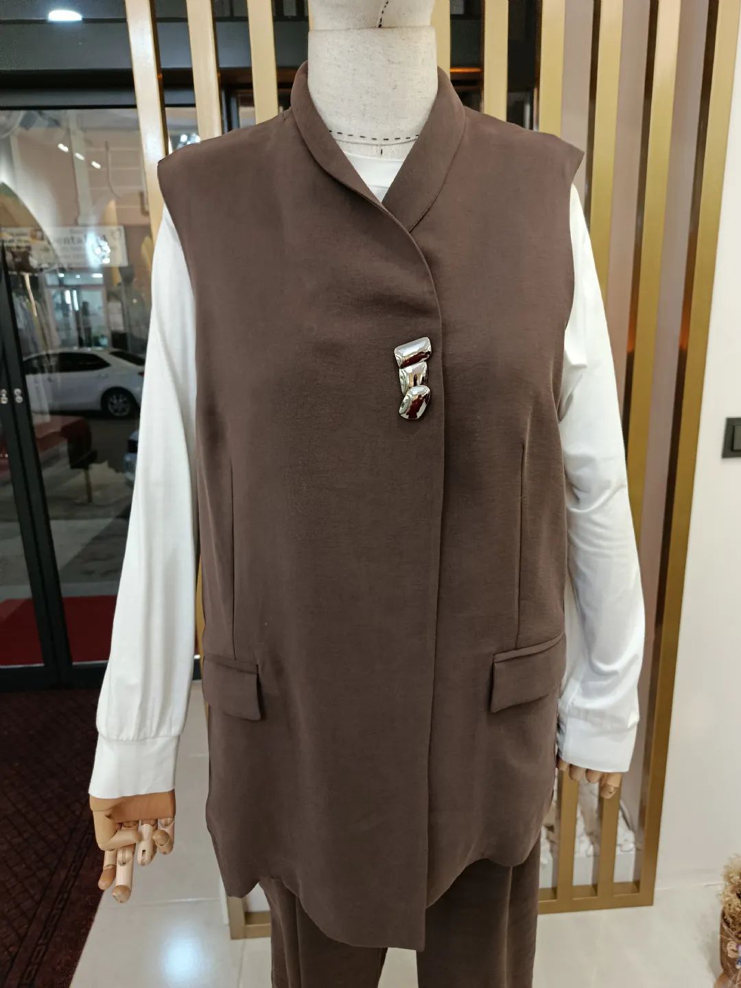 Yelekli-Citcitli-Takim-Kahve