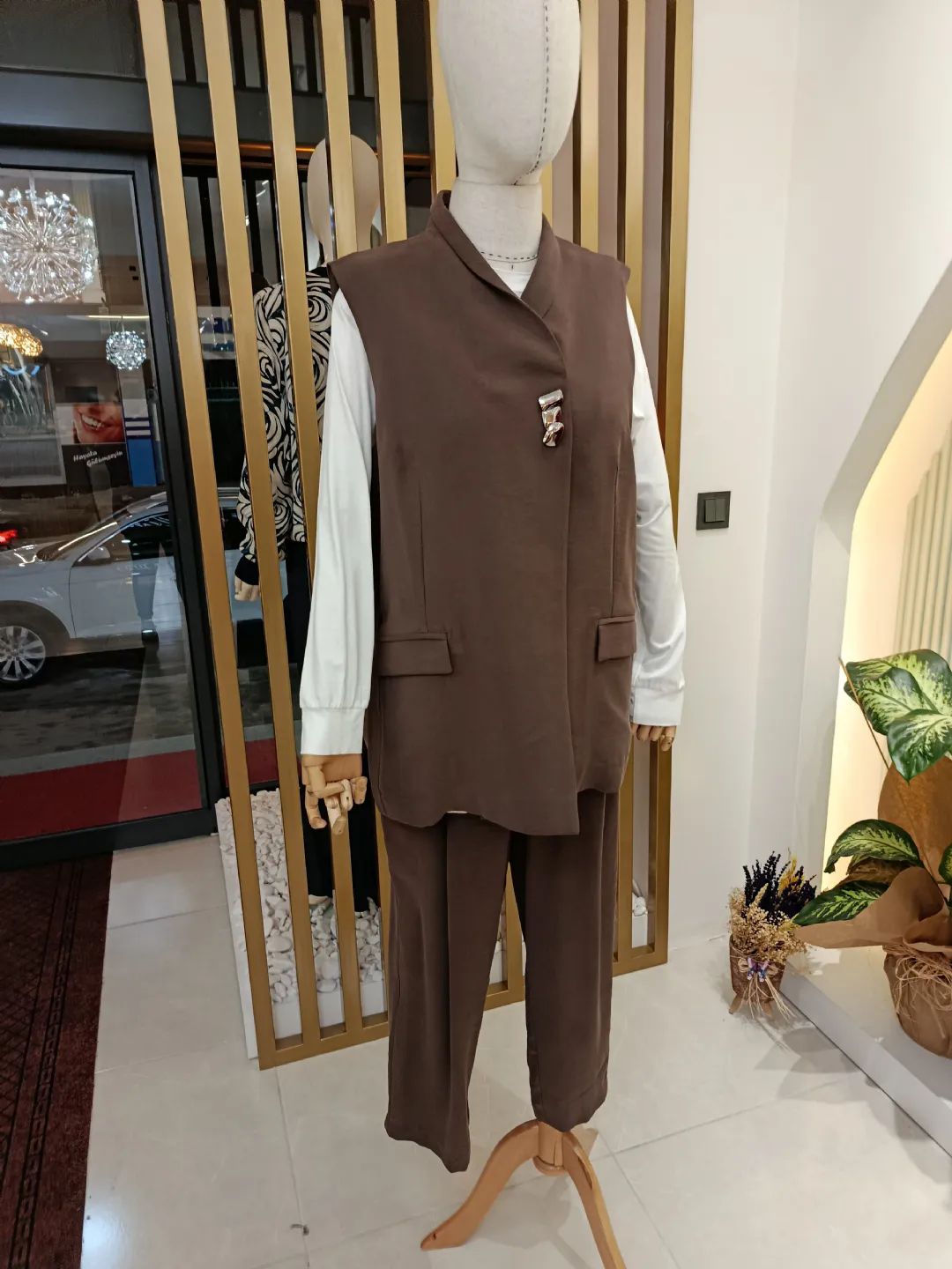 Yelekli-Citcitli-Takim-Kahve